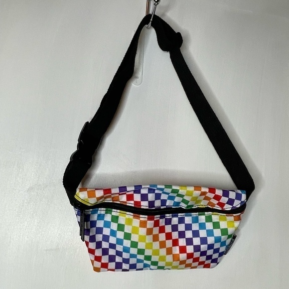 FYDELITY - Belt Bag Rainbow Checked - EUC - Picture 2 of 5